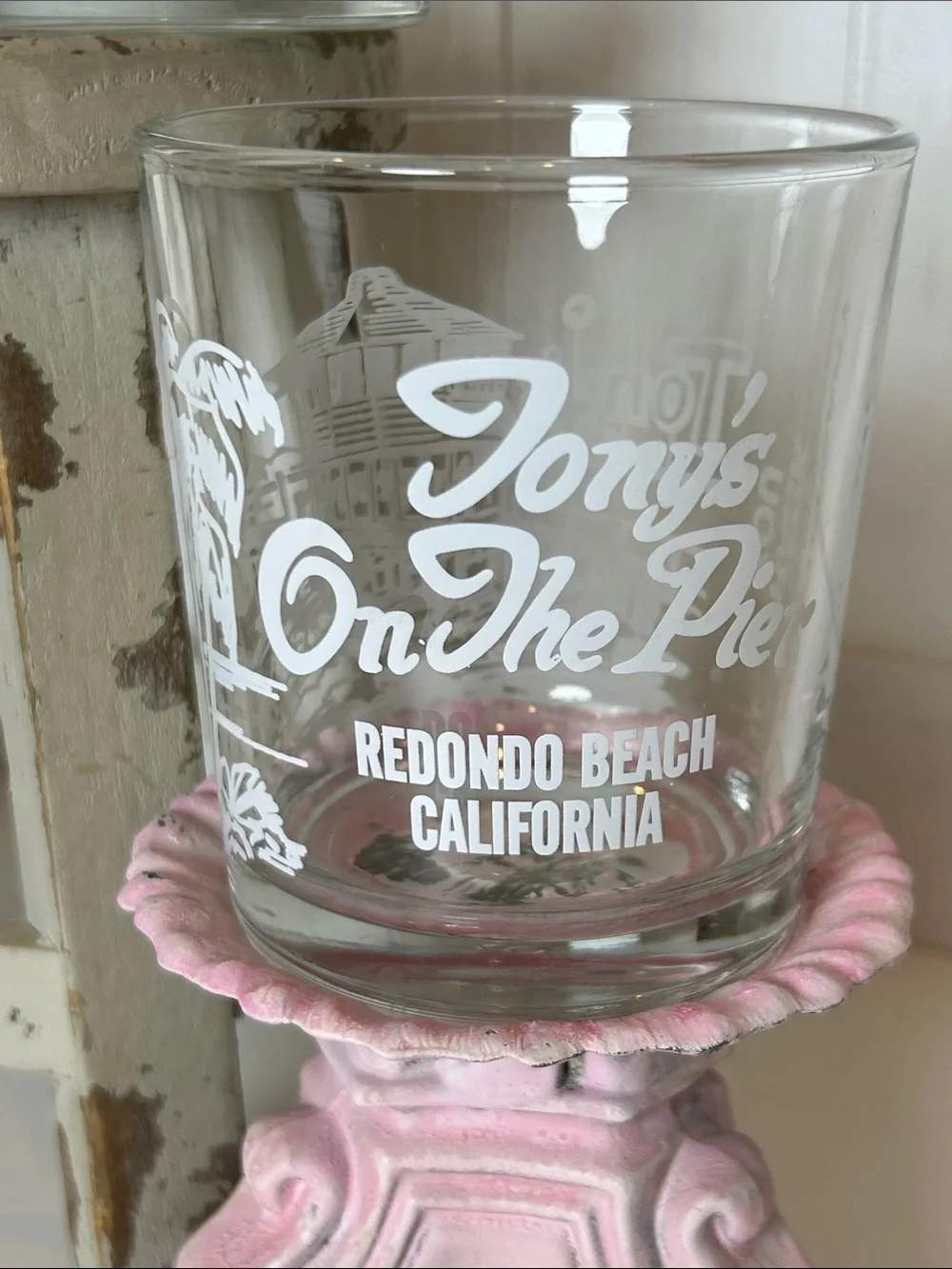 Tony’s On The Pier 70th Anniversary Glasses Set of 4